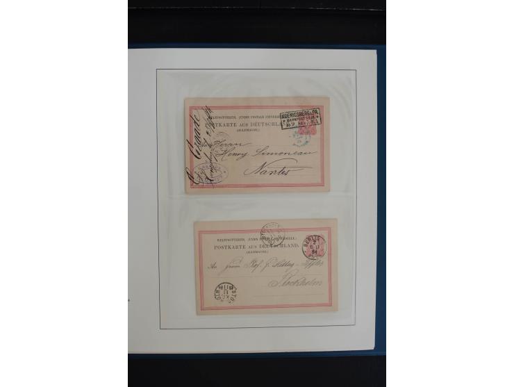 1872/1923, gestempelte, in den Hauptnummern weitgehend kpl. Sammlung mit u.a. Mi.-Nr. 3 (Ersttag), 21b, 24, 28, 49aa (2, einm