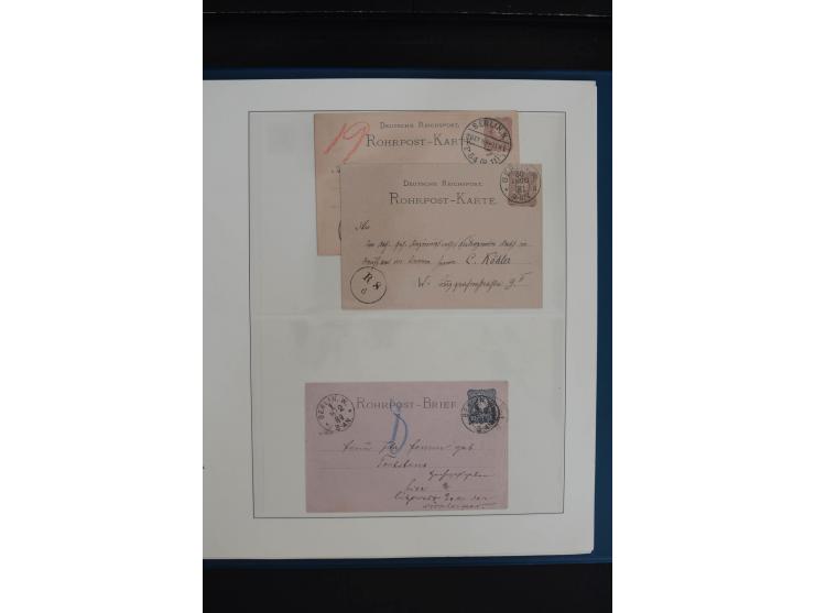 1872/1923, gestempelte, in den Hauptnummern weitgehend kpl. Sammlung mit u.a. Mi.-Nr. 3 (Ersttag), 21b, 24, 28, 49aa (2, einm