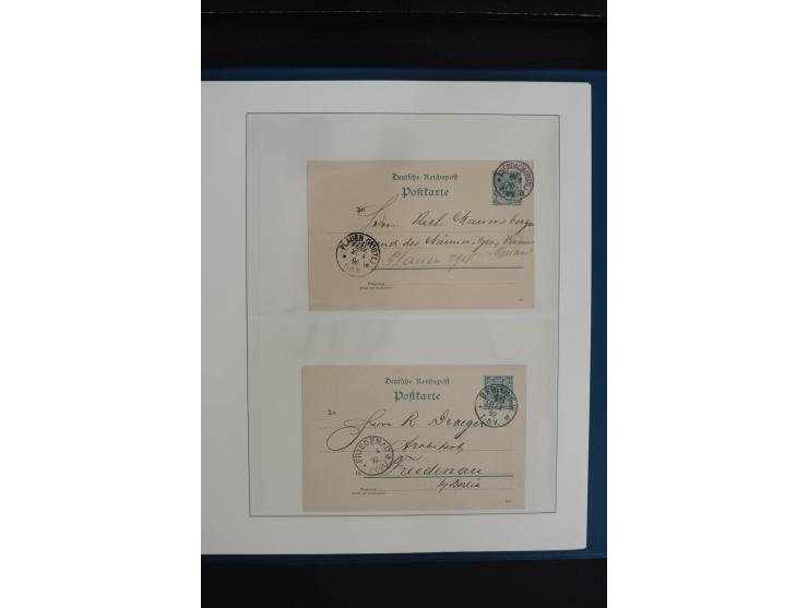 1872/1923, gestempelte, in den Hauptnummern weitgehend kpl. Sammlung mit u.a. Mi.-Nr. 3 (Ersttag), 21b, 24, 28, 49aa (2, einm