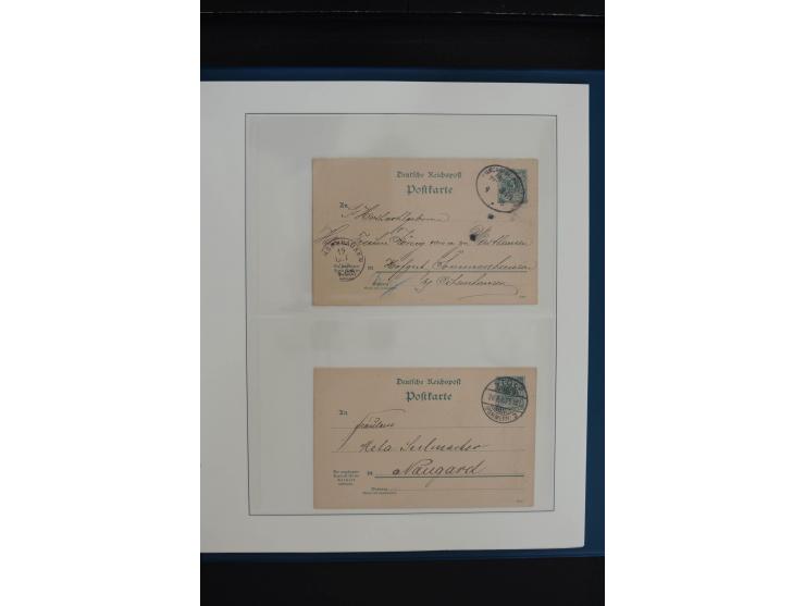 1872/1923, gestempelte, in den Hauptnummern weitgehend kpl. Sammlung mit u.a. Mi.-Nr. 3 (Ersttag), 21b, 24, 28, 49aa (2, einm