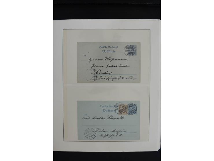1872/1923, gestempelte, in den Hauptnummern weitgehend kpl. Sammlung mit u.a. Mi.-Nr. 3 (Ersttag), 21b, 24, 28, 49aa (2, einm