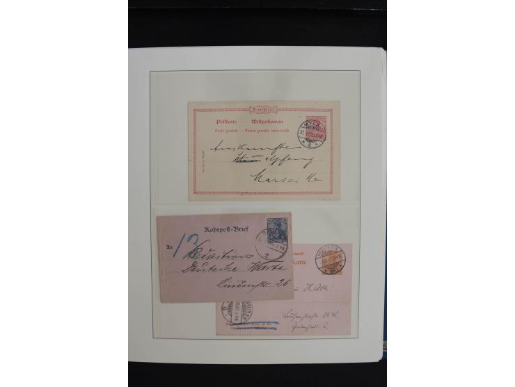 1872/1923, gestempelte, in den Hauptnummern weitgehend kpl. Sammlung mit u.a. Mi.-Nr. 3 (Ersttag), 21b, 24, 28, 49aa (2, einm
