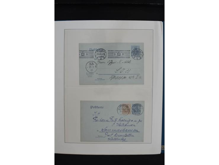 1872/1923, gestempelte, in den Hauptnummern weitgehend kpl. Sammlung mit u.a. Mi.-Nr. 3 (Ersttag), 21b, 24, 28, 49aa (2, einm