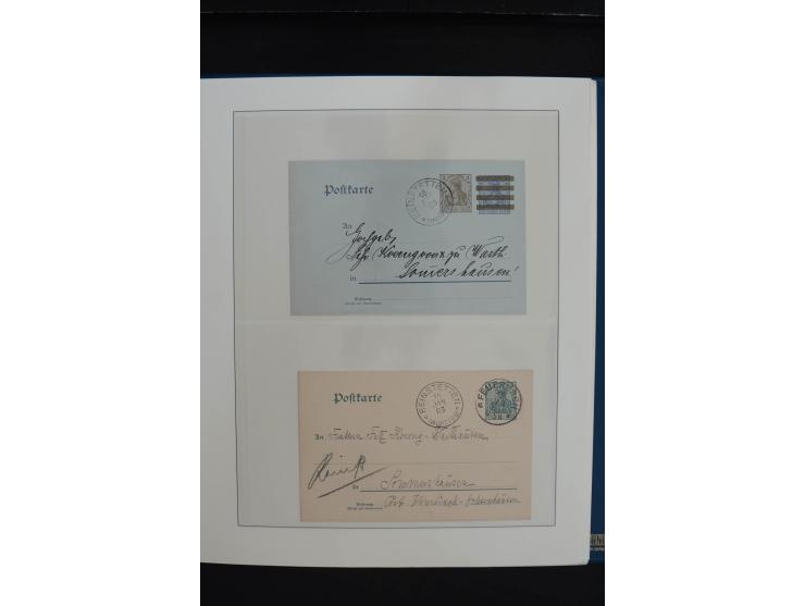 1872/1923, gestempelte, in den Hauptnummern weitgehend kpl. Sammlung mit u.a. Mi.-Nr. 3 (Ersttag), 21b, 24, 28, 49aa (2, einm