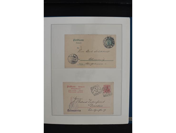 1872/1923, gestempelte, in den Hauptnummern weitgehend kpl. Sammlung mit u.a. Mi.-Nr. 3 (Ersttag), 21b, 24, 28, 49aa (2, einm