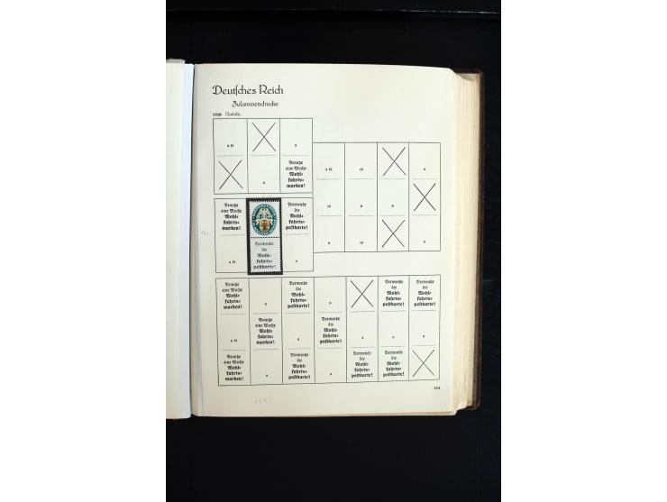 1872/1945, sehr schöne ungebrauchte und gestempelte Sammlung beginnend mit umfangreichen Brustschildteil, danach guter Teil P