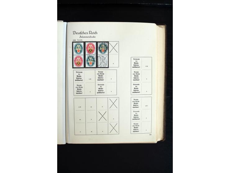 1872/1945, sehr schöne ungebrauchte und gestempelte Sammlung beginnend mit umfangreichen Brustschildteil, danach guter Teil P