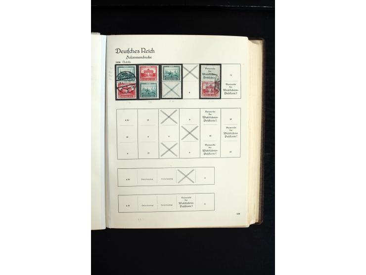 1872/1945, sehr schöne ungebrauchte und gestempelte Sammlung beginnend mit umfangreichen Brustschildteil, danach guter Teil P