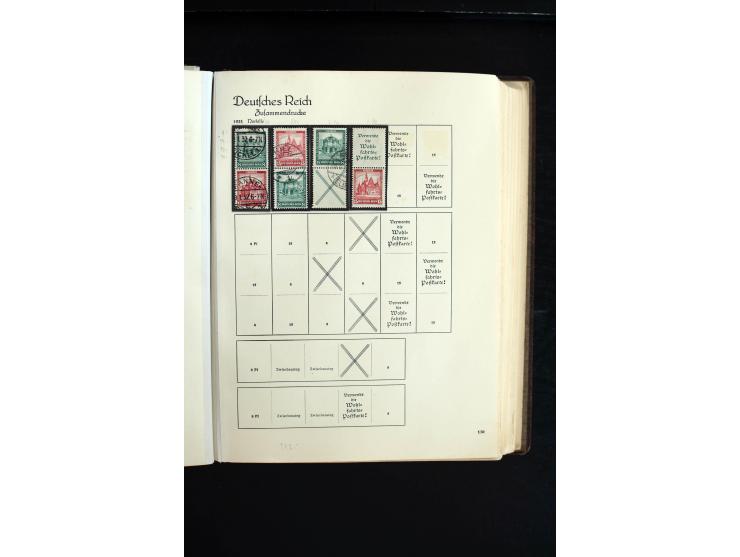 1872/1945, sehr schöne ungebrauchte und gestempelte Sammlung beginnend mit umfangreichen Brustschildteil, danach guter Teil P
