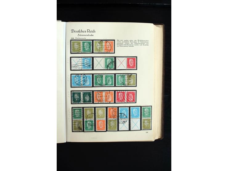 1872/1945, sehr schöne ungebrauchte und gestempelte Sammlung beginnend mit umfangreichen Brustschildteil, danach guter Teil P