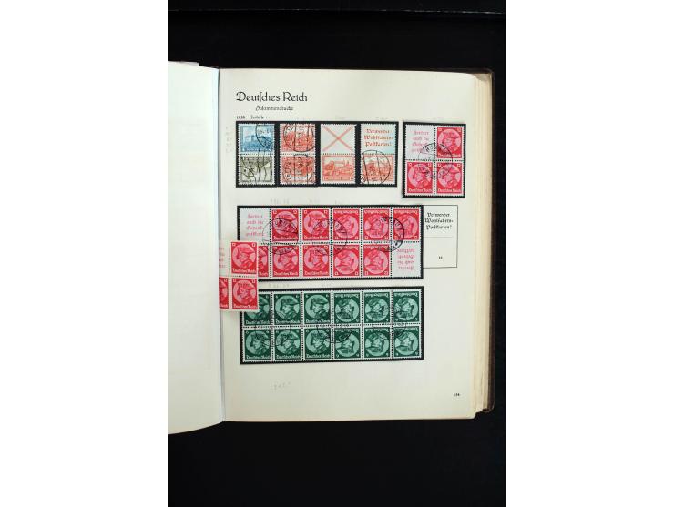 1872/1945, sehr schöne ungebrauchte und gestempelte Sammlung beginnend mit umfangreichen Brustschildteil, danach guter Teil P