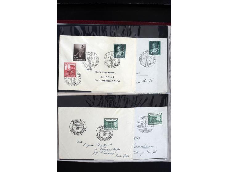 1872/1945, sehr schöne ungebrauchte und gestempelte Sammlung beginnend mit umfangreichen Brustschildteil, danach guter Teil P