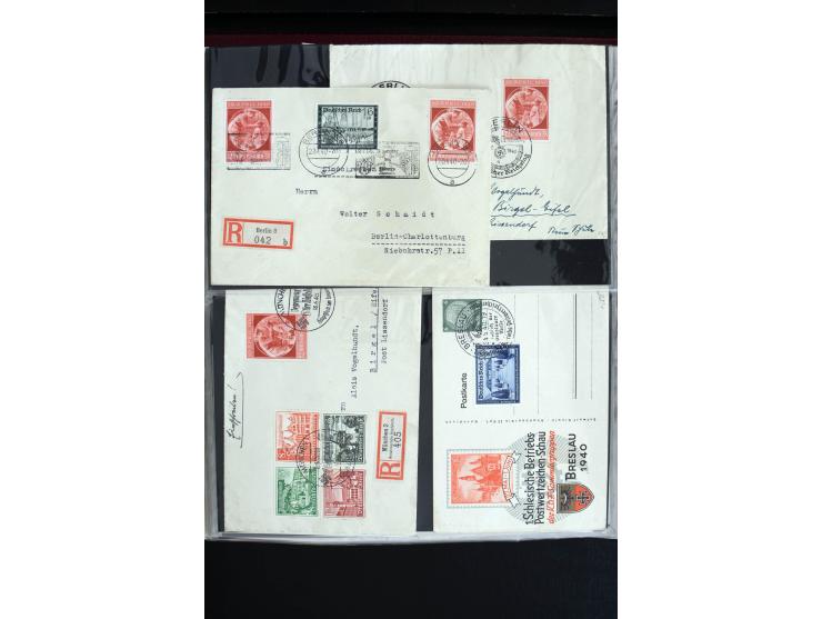 1872/1945, sehr schöne ungebrauchte und gestempelte Sammlung beginnend mit umfangreichen Brustschildteil, danach guter Teil P
