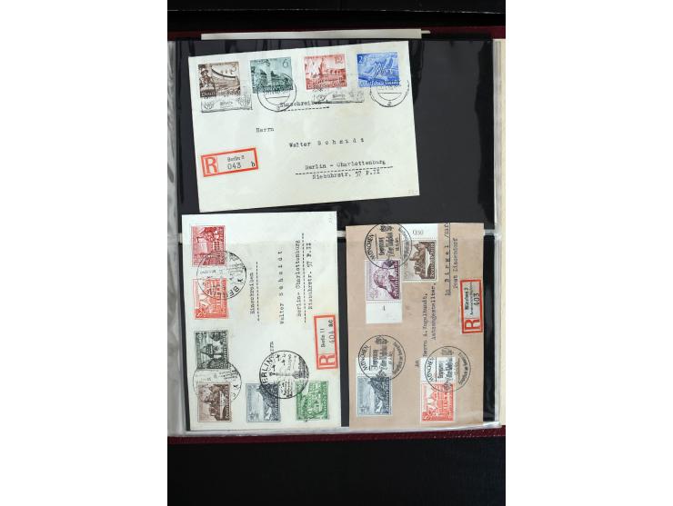 1872/1945, sehr schöne ungebrauchte und gestempelte Sammlung beginnend mit umfangreichen Brustschildteil, danach guter Teil P