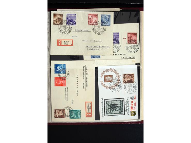 1872/1945, sehr schöne ungebrauchte und gestempelte Sammlung beginnend mit umfangreichen Brustschildteil, danach guter Teil P
