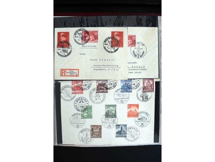 1872/1945, sehr schöne ungebrauchte und gestempelte Sammlung beginnend mit umfangreichen Brustschildteil, danach guter Teil P