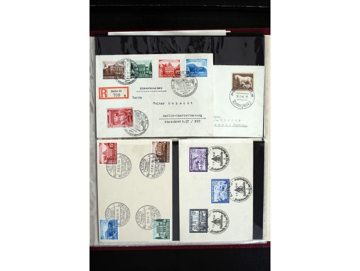 1872/1945, sehr schöne ungebrauchte und gestempelte Sammlung beginnend mit umfangreichen Brustschildteil, danach guter Teil P