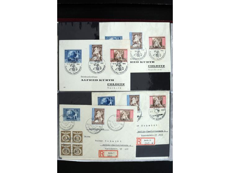 1872/1945, sehr schöne ungebrauchte und gestempelte Sammlung beginnend mit umfangreichen Brustschildteil, danach guter Teil P