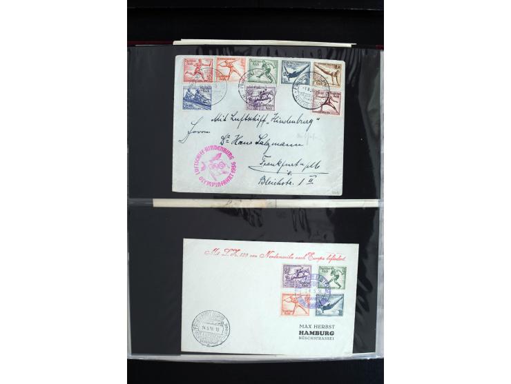 1872/1945, sehr schöne ungebrauchte und gestempelte Sammlung beginnend mit umfangreichen Brustschildteil, danach guter Teil P