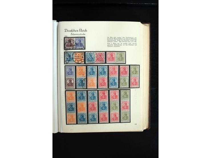 1872/1945, sehr schöne ungebrauchte und gestempelte Sammlung beginnend mit umfangreichen Brustschildteil, danach guter Teil P