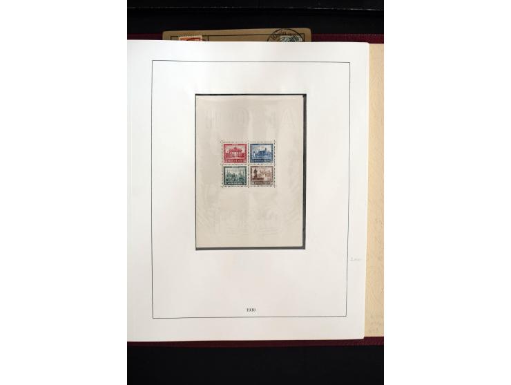 1872/1945, sehr schöne ungebrauchte und gestempelte Sammlung beginnend mit umfangreichen Brustschildteil, danach guter Teil P