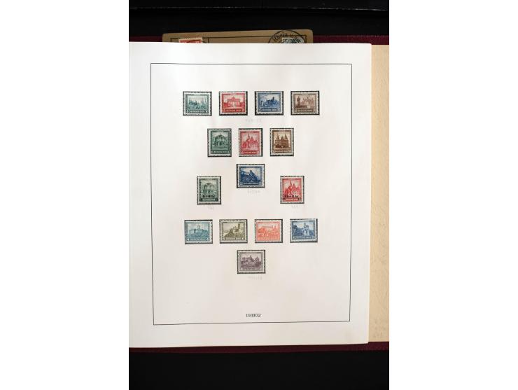 1872/1945, sehr schöne ungebrauchte und gestempelte Sammlung beginnend mit umfangreichen Brustschildteil, danach guter Teil P