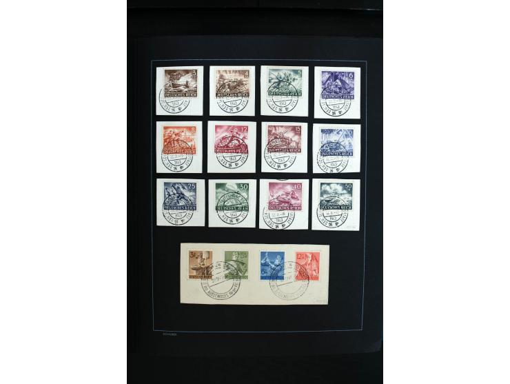 1872/1945, sehr schöne ungebrauchte und gestempelte Sammlung beginnend mit umfangreichen Brustschildteil, danach guter Teil P