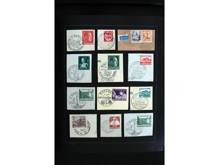 1872/1945, sehr schöne ungebrauchte und gestempelte Sammlung beginnend mit umfangreichen Brustschildteil, danach guter Teil P