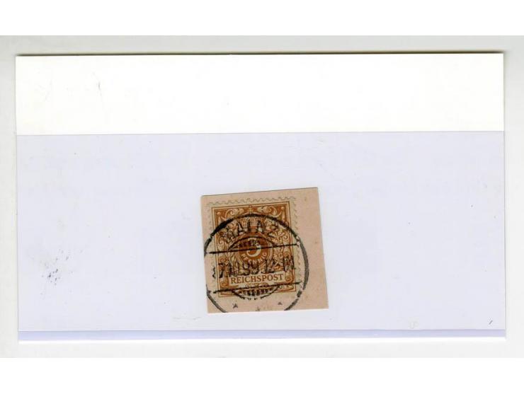 1872/1916, in den Hautpnummern über weite Strecken überkpl. gestempelte Sammlung mit vielen schönen Briefstücken und einigen,