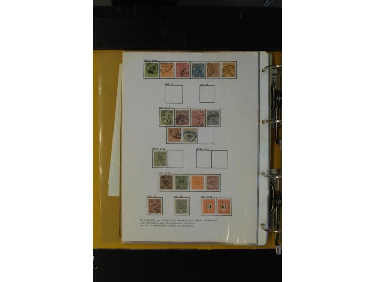1872/1945, überwiegend gestempelte Sammlung mit u.a. Mi.-Nr. 28 (höher sign. Sommer BPP), 66II, IV, 118a, 177 (Fotoattest Oec