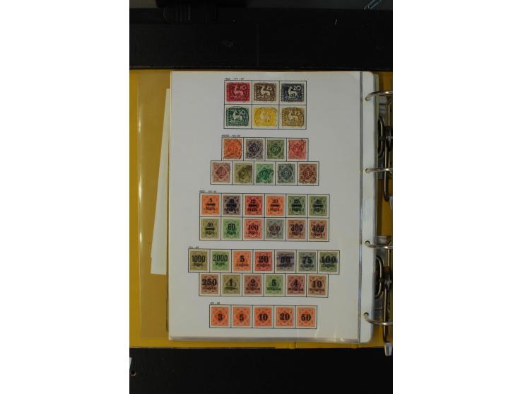 1872/1945, überwiegend gestempelte Sammlung mit u.a. Mi.-Nr. 28 (höher sign. Sommer BPP), 66II, IV, 118a, 177 (Fotoattest Oec