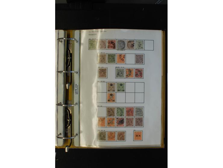 1872/1945, überwiegend gestempelte Sammlung mit u.a. Mi.-Nr. 28 (höher sign. Sommer BPP), 66II, IV, 118a, 177 (Fotoattest Oec