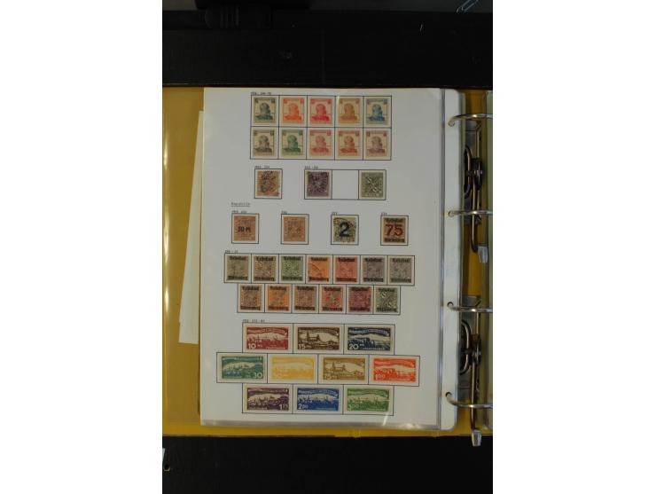 1872/1945, überwiegend gestempelte Sammlung mit u.a. Mi.-Nr. 28 (höher sign. Sommer BPP), 66II, IV, 118a, 177 (Fotoattest Oec