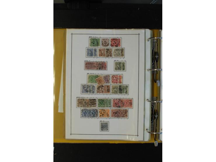 1872/1945, überwiegend gestempelte Sammlung mit u.a. Mi.-Nr. 28 (höher sign. Sommer BPP), 66II, IV, 118a, 177 (Fotoattest Oec