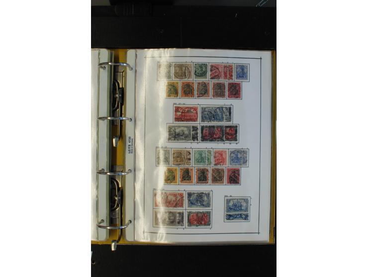 1872/1945, überwiegend gestempelte Sammlung mit u.a. Mi.-Nr. 28 (höher sign. Sommer BPP), 66II, IV, 118a, 177 (Fotoattest Oec