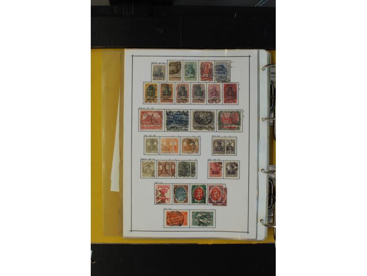 1872/1945, überwiegend gestempelte Sammlung mit u.a. Mi.-Nr. 28 (höher sign. Sommer BPP), 66II, IV, 118a, 177 (Fotoattest Oec