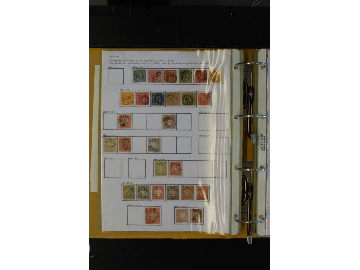 1872/1945, überwiegend gestempelte Sammlung mit u.a. Mi.-Nr. 28 (höher sign. Sommer BPP), 66II, IV, 118a, 177 (Fotoattest Oec