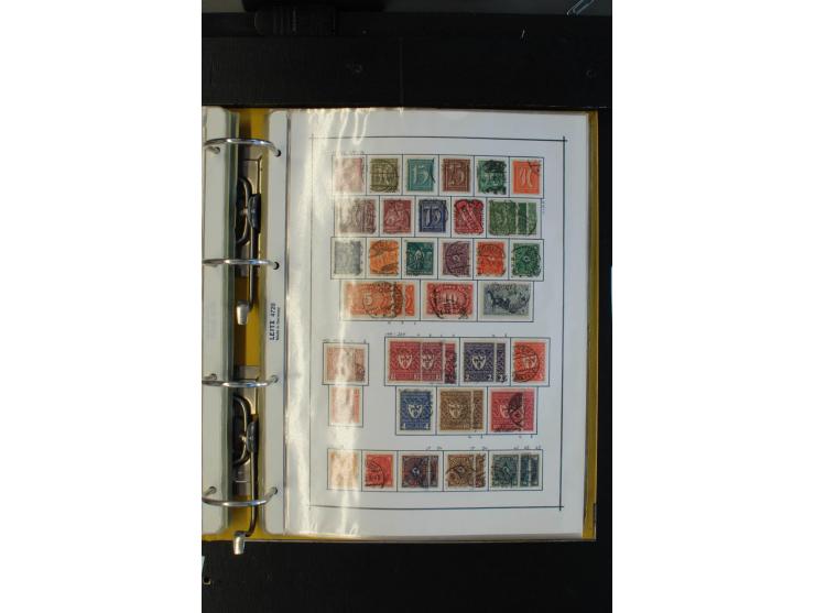 1872/1945, überwiegend gestempelte Sammlung mit u.a. Mi.-Nr. 28 (höher sign. Sommer BPP), 66II, IV, 118a, 177 (Fotoattest Oec