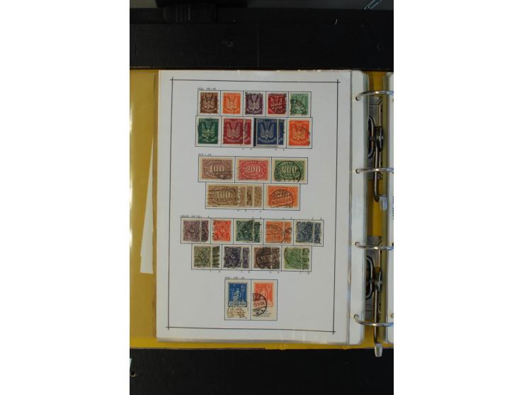 1872/1945, überwiegend gestempelte Sammlung mit u.a. Mi.-Nr. 28 (höher sign. Sommer BPP), 66II, IV, 118a, 177 (Fotoattest Oec