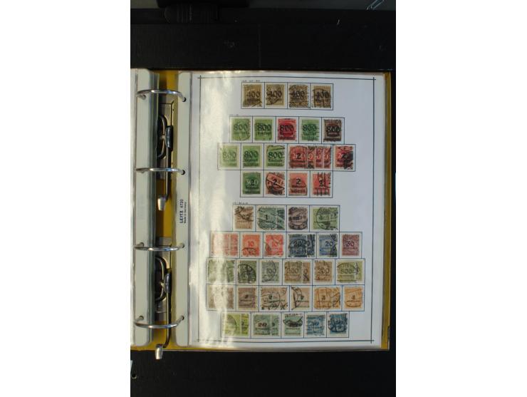 1872/1945, überwiegend gestempelte Sammlung mit u.a. Mi.-Nr. 28 (höher sign. Sommer BPP), 66II, IV, 118a, 177 (Fotoattest Oec