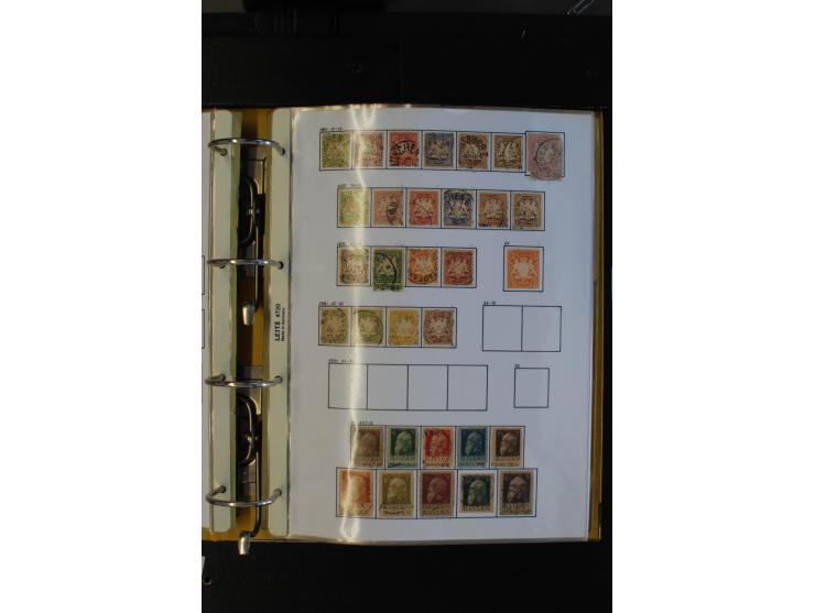 1872/1945, überwiegend gestempelte Sammlung mit u.a. Mi.-Nr. 28 (höher sign. Sommer BPP), 66II, IV, 118a, 177 (Fotoattest Oec