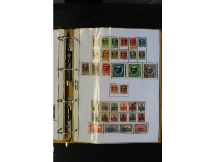 1872/1945, überwiegend gestempelte Sammlung mit u.a. Mi.-Nr. 28 (höher sign. Sommer BPP), 66II, IV, 118a, 177 (Fotoattest Oec