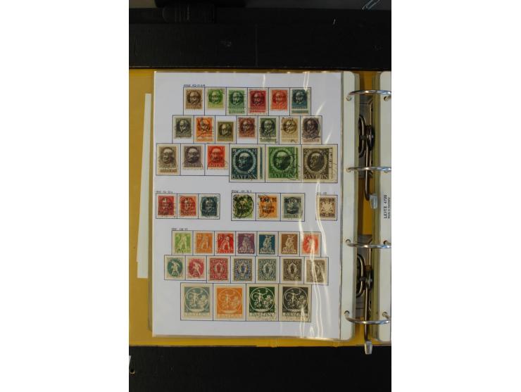 1872/1945, überwiegend gestempelte Sammlung mit u.a. Mi.-Nr. 28 (höher sign. Sommer BPP), 66II, IV, 118a, 177 (Fotoattest Oec