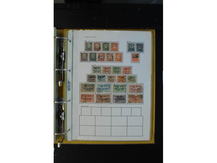 1872/1945, überwiegend gestempelte Sammlung mit u.a. Mi.-Nr. 28 (höher sign. Sommer BPP), 66II, IV, 118a, 177 (Fotoattest Oec