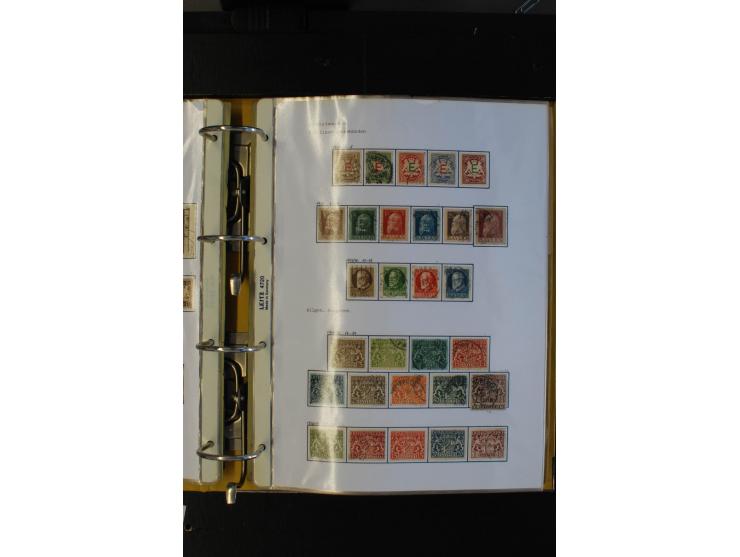 1872/1945, überwiegend gestempelte Sammlung mit u.a. Mi.-Nr. 28 (höher sign. Sommer BPP), 66II, IV, 118a, 177 (Fotoattest Oec