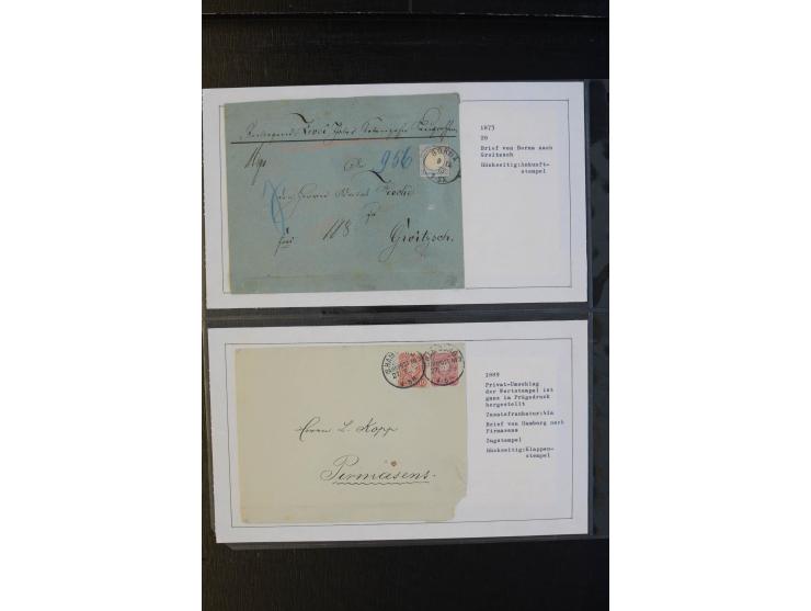 1872/74, Brustschilde, ungebrauchte und gestempelte Sammlung mit besseren Werten, teils mehrfach gesammelt, dazu kleiner Stem