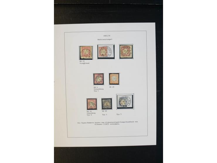 1872/74, Brustschilde, ungebrauchte und gestempelte Sammlung mit besseren Werten, teils mehrfach gesammelt, dazu kleiner Stem