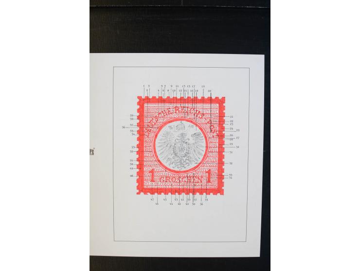 1872/74, Brustschilde, ungebrauchte und gestempelte Sammlung mit besseren Werten, teils mehrfach gesammelt, dazu kleiner Stem