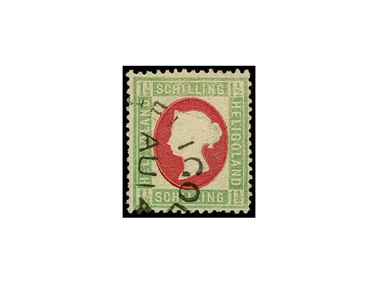 1½ Schilling, sauber gestempelt, einige minimal verkürzte Zahnspitzen, sonst tadellos, signiert Bühler