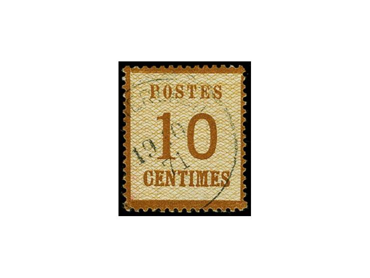 10 C., sauber gestempelt, tadellos, signiert Ressel und Spalink BPP